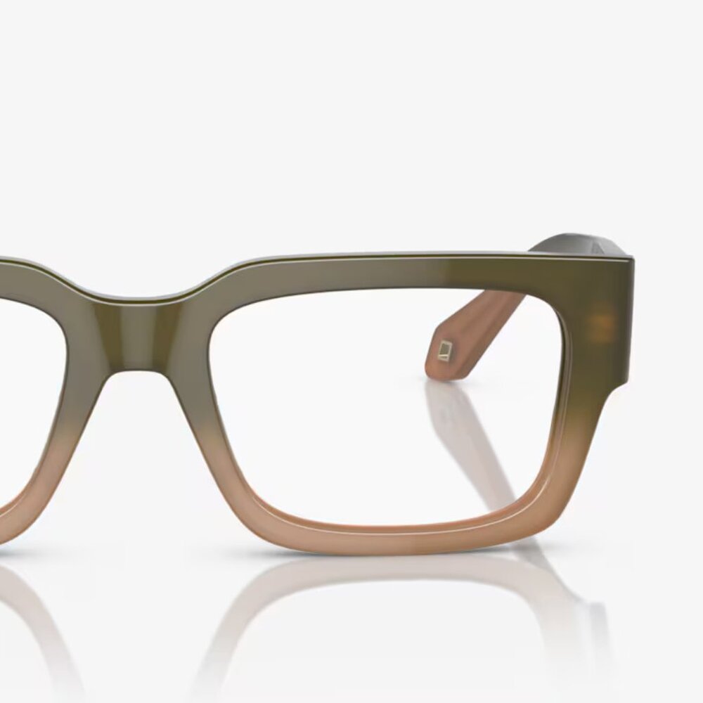 Giorgio Armani AR7243U Glasses  Eyeglasses  Frames Gradient Green/Brown Acetate